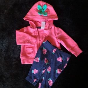 2-Piece Strawberry Outfit